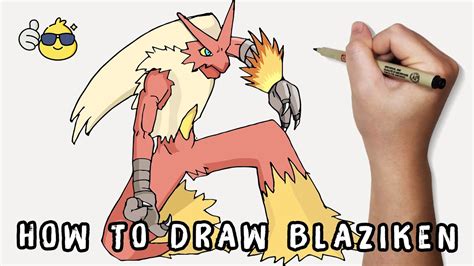 How to Draw The Pokemon Blaziken Easy Step by .